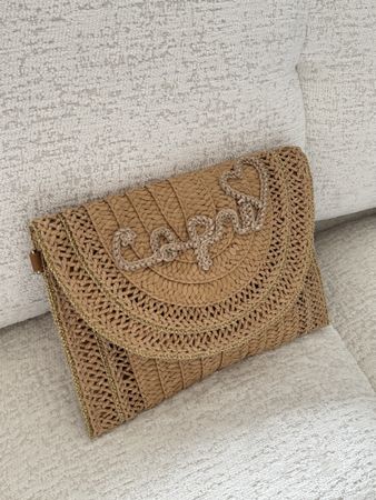 Straw Crossbody / Clutch Bag – Summer Capri Style 