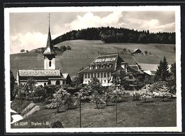 AK Biglen, Hotel Bären, 1955