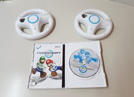 🚗Mario Kart mit 2 Lenkrad Original Nintendo Wii Rennspass