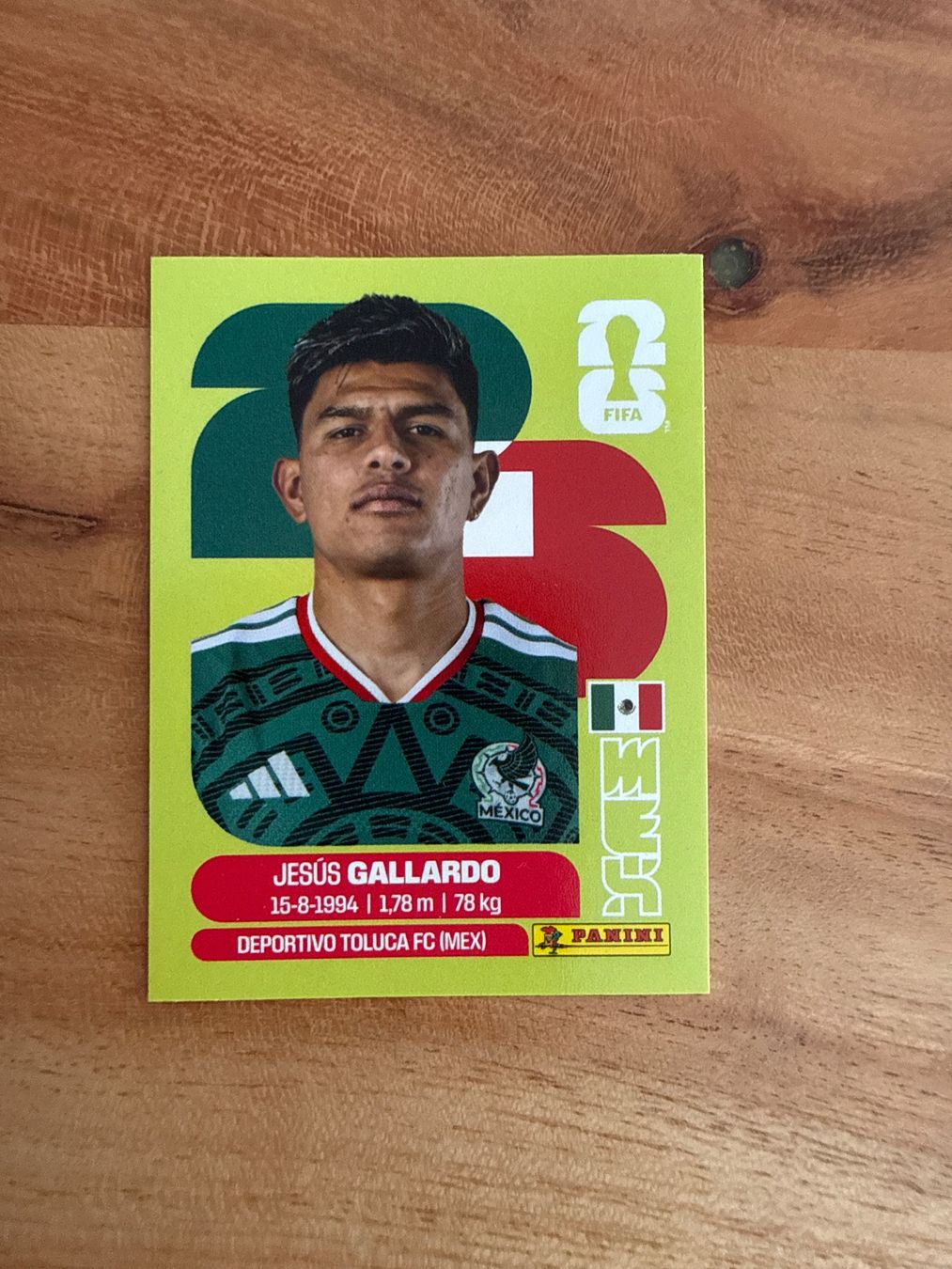 Panini Carte collezionabili: WM 2026 Panini Sticker Jesus Gallardo MEX 6 – Usato da Winterthur venduto da ylaura