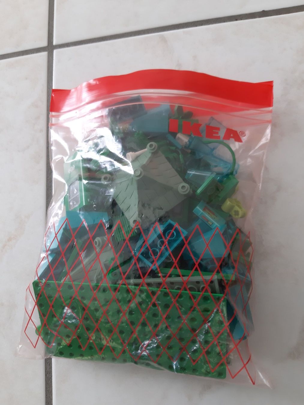 Lego Giocattoli: Lego Einzelteile grün 215 gr. – Usato da Schmitten FR venduto da ReniStern 1