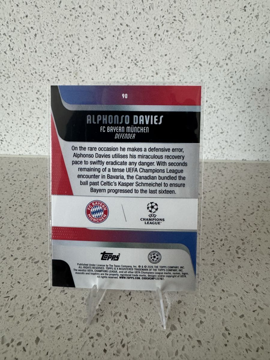 Topps Carte collezionabili: Alphonso Davies #90 Pink  – Usato da Zollikofen venduto da Bebby12 1