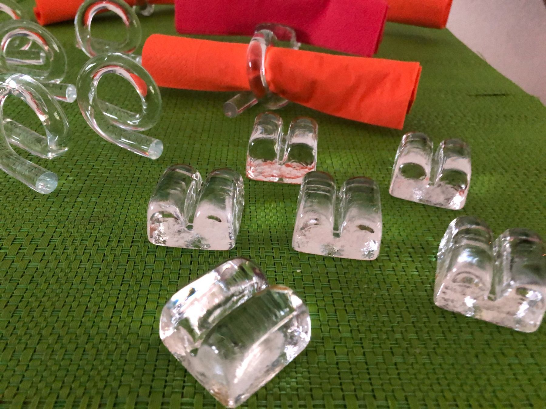 Altro in Decorazioni & Accessori: Serviettenringe aus Glas – Usato da Freienstein venduto da ErnaS01 1