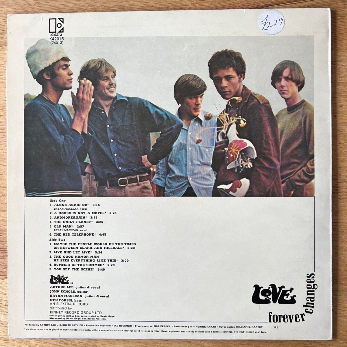 Dischi in vinile: Love - Forever Changes / UK-Press. 1971 – Usato da Gais venduto da soundcave57 1