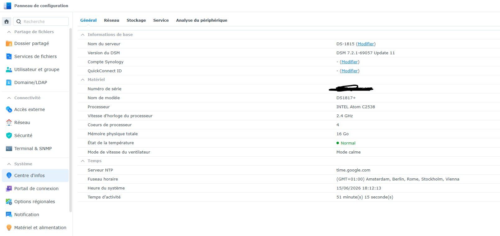 Synology Server: Synology DS1815+ Upgrade DS1817+ 50Tb 16 Go – Usato da Bure venduto da nono_bure 5