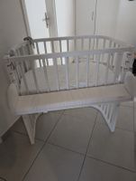 Beistellbett Boxspring Comfort Plus 89x51 cm weiß / lackiert