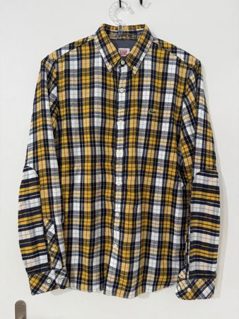 Lacoste Live Herren Flanel Hemd kariert Grösse 40 fit L