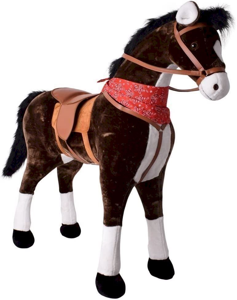 Spielzeuge: Plüschpferd Chocolate 105cm mit Sattel – Neu und originalverpackt aus Bottighofen von zaap