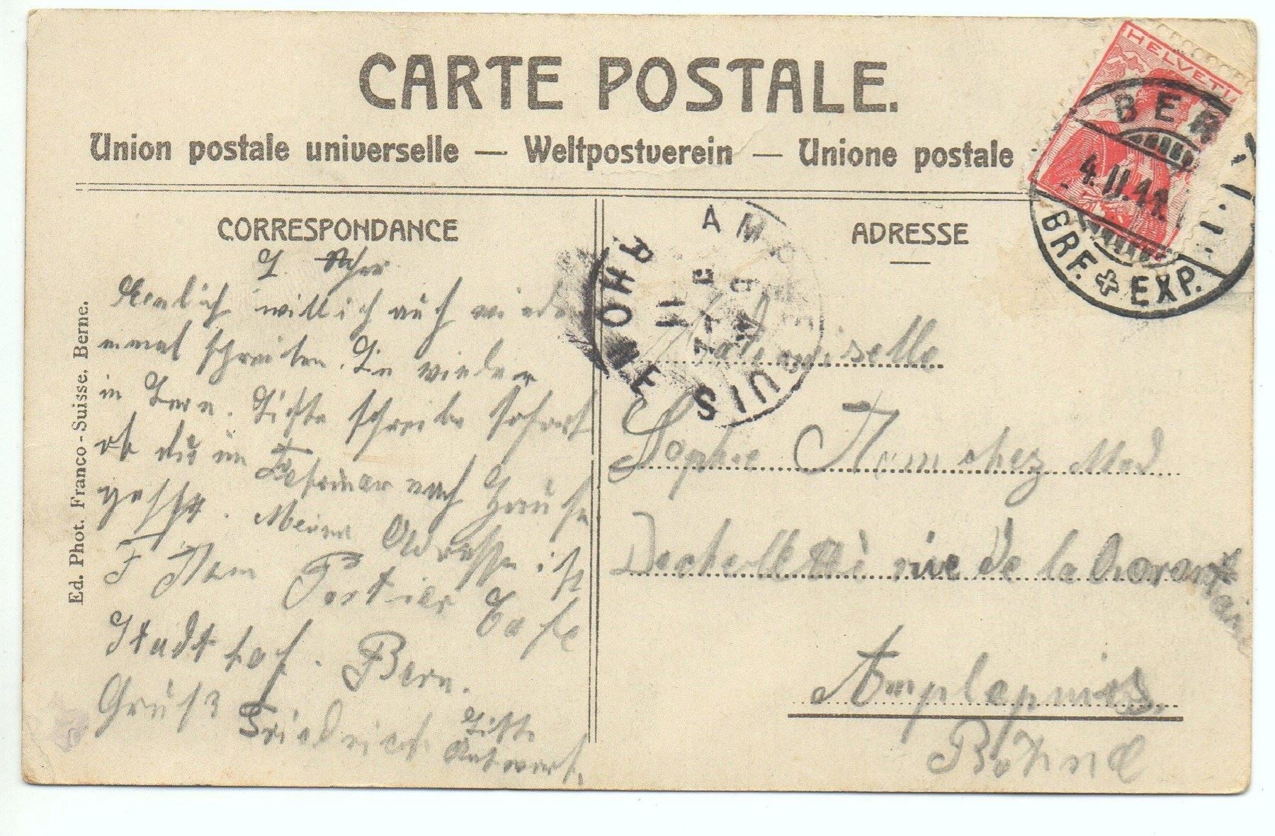 Cartoline postali: BERN Der Kindlifresserbrunnen – Usato da Jona venduto da philajona 1