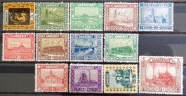 SAARGEBIET: Lot ungebrauchter Marken * aus Ausgabe von 1922