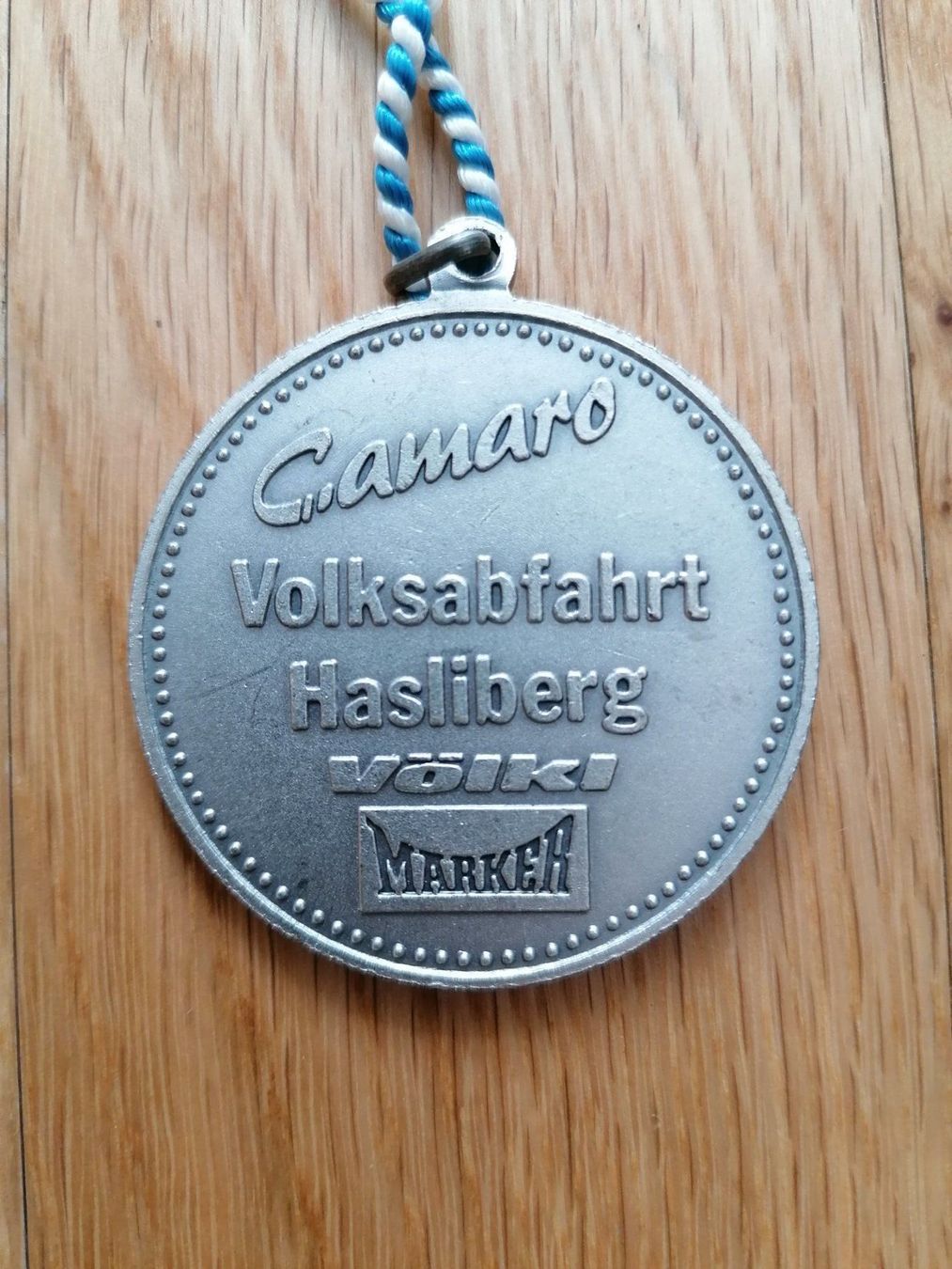 Medaillen: Medaille Volksabfahrt Hasliberg Camaro – Gebraucht aus Muri AG von goodmood17 1