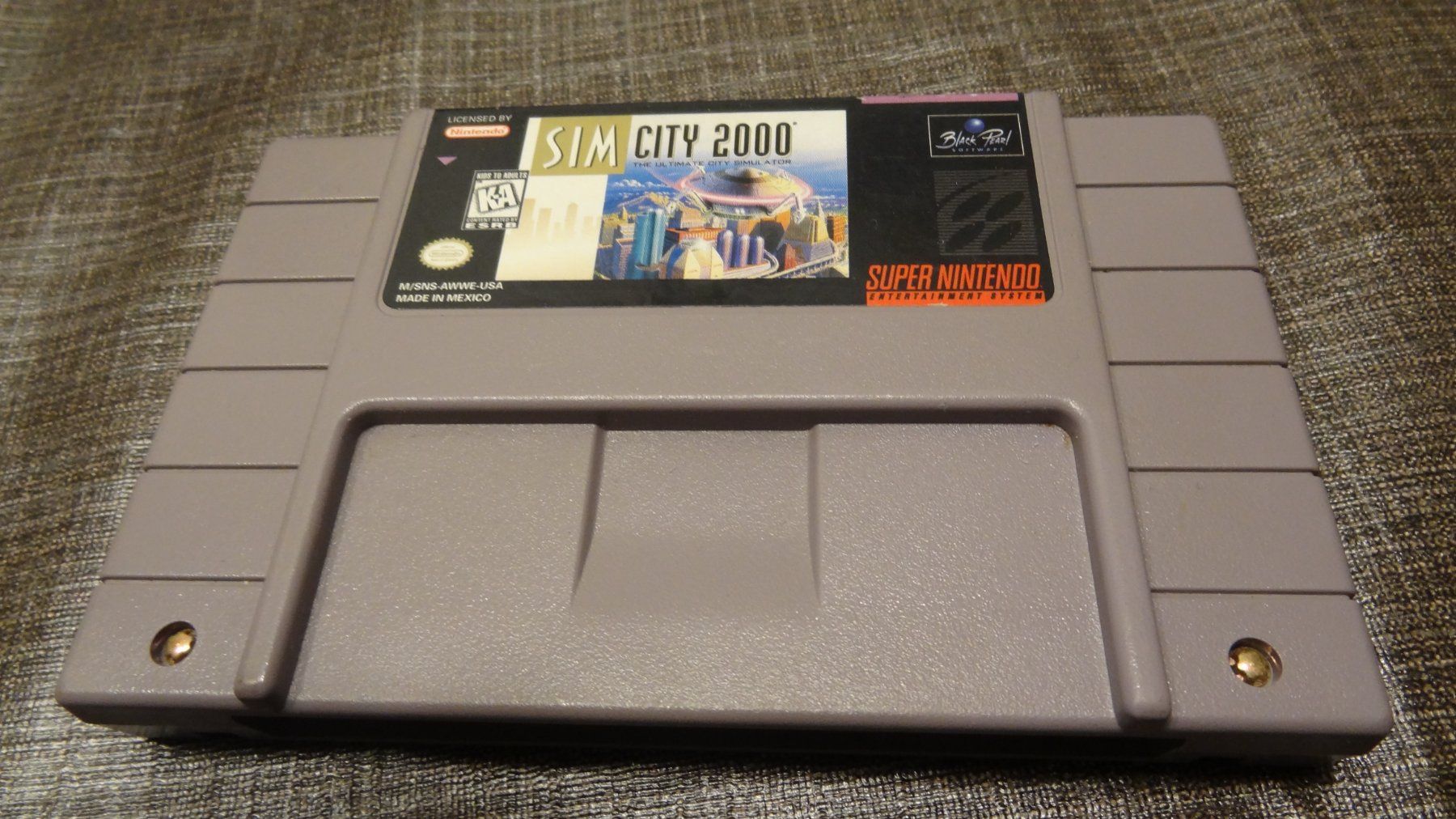 Nintendo Giochi: Sim City 2000 SNES NTSC – Usato da Olten venduto da Disc-Ausverkauf