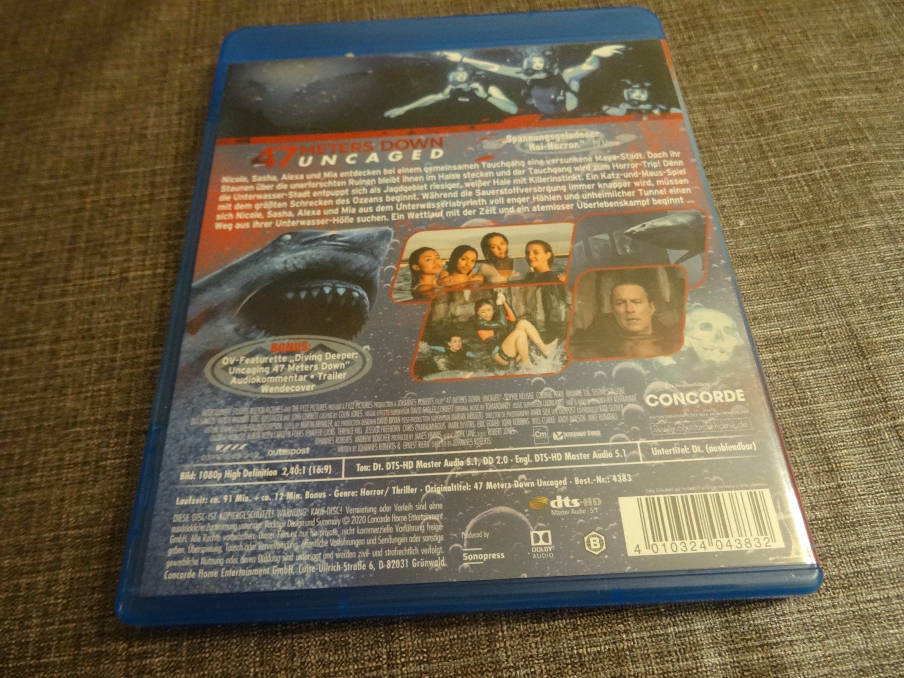 Tous les DVDs: Blu-ray 47 Meters Down Uncaged – D'occasion à Olten par Disc-Verkauf 2