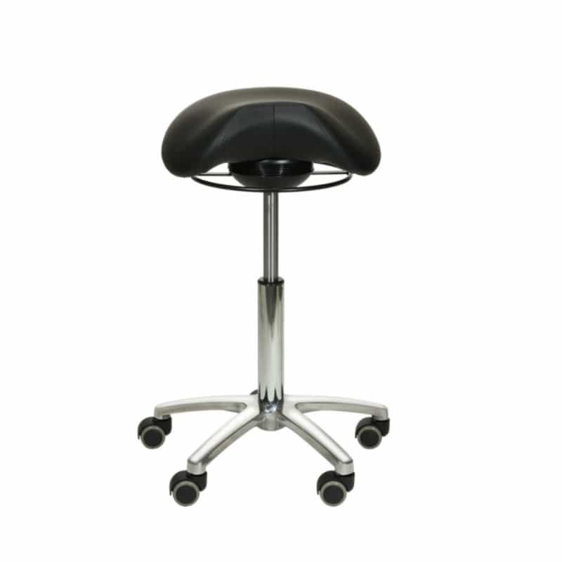 Sgabelli: Sattelsitz-Hocker SCHWARZ mit Schwing-Mechanismus – Nuovo e nell'imballaggio originale da Schaffhausen venduto da Praxis-Nova 1