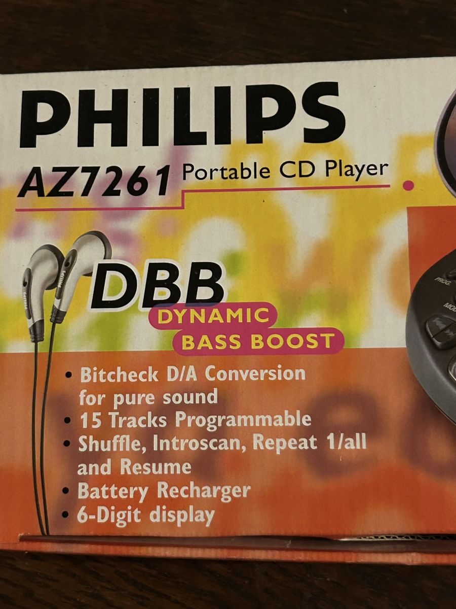 Philips Lettore multimediale portatile: Lecteur CD portable Philips AZ7261 avec chargeur – Nuovo e nell'imballaggio originale da Thierrens venduto da Bigla 3
