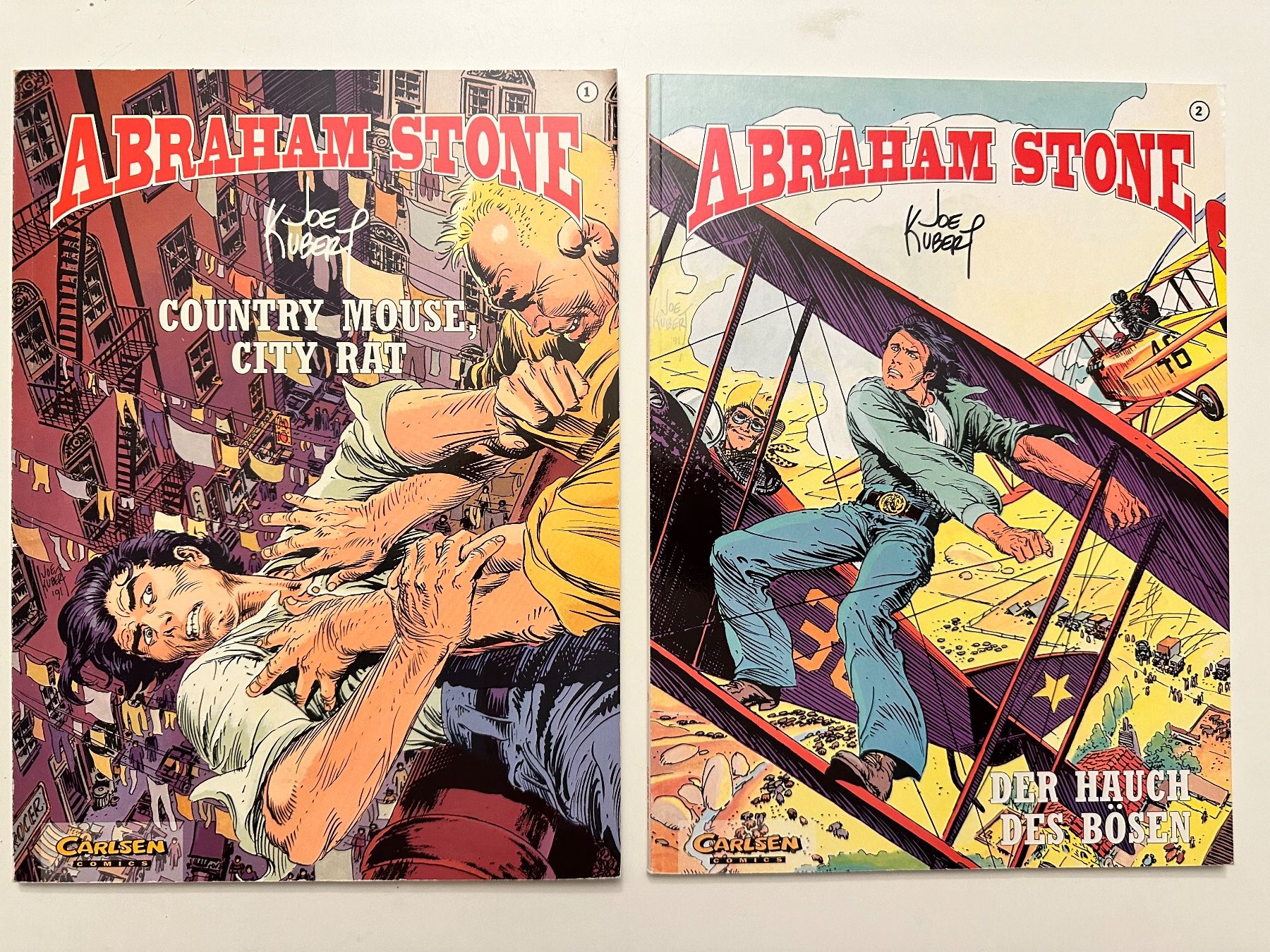 Fumetti: ABRAHAM STONE BAND 1 + 2 - 1.Auflage – Usato da Münsingen venduto da Ganjam