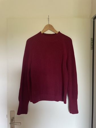 WE Pullover beerenrot neuwertig