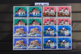 PP 1978 Serie Viererblöcke mit Ortswerbestempel     Los 5451