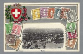 1911, BUCHS, PRÄGELITO, RÜCKS. GUTE FRANTUR!