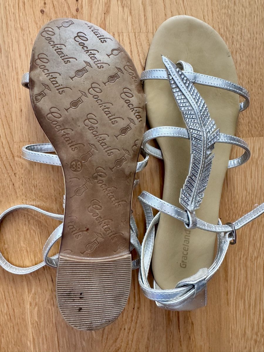 Graceland Scarpe da donna: Graceland Sandalen Silber – Usato da Zollikofen venduto da AureusManus 1