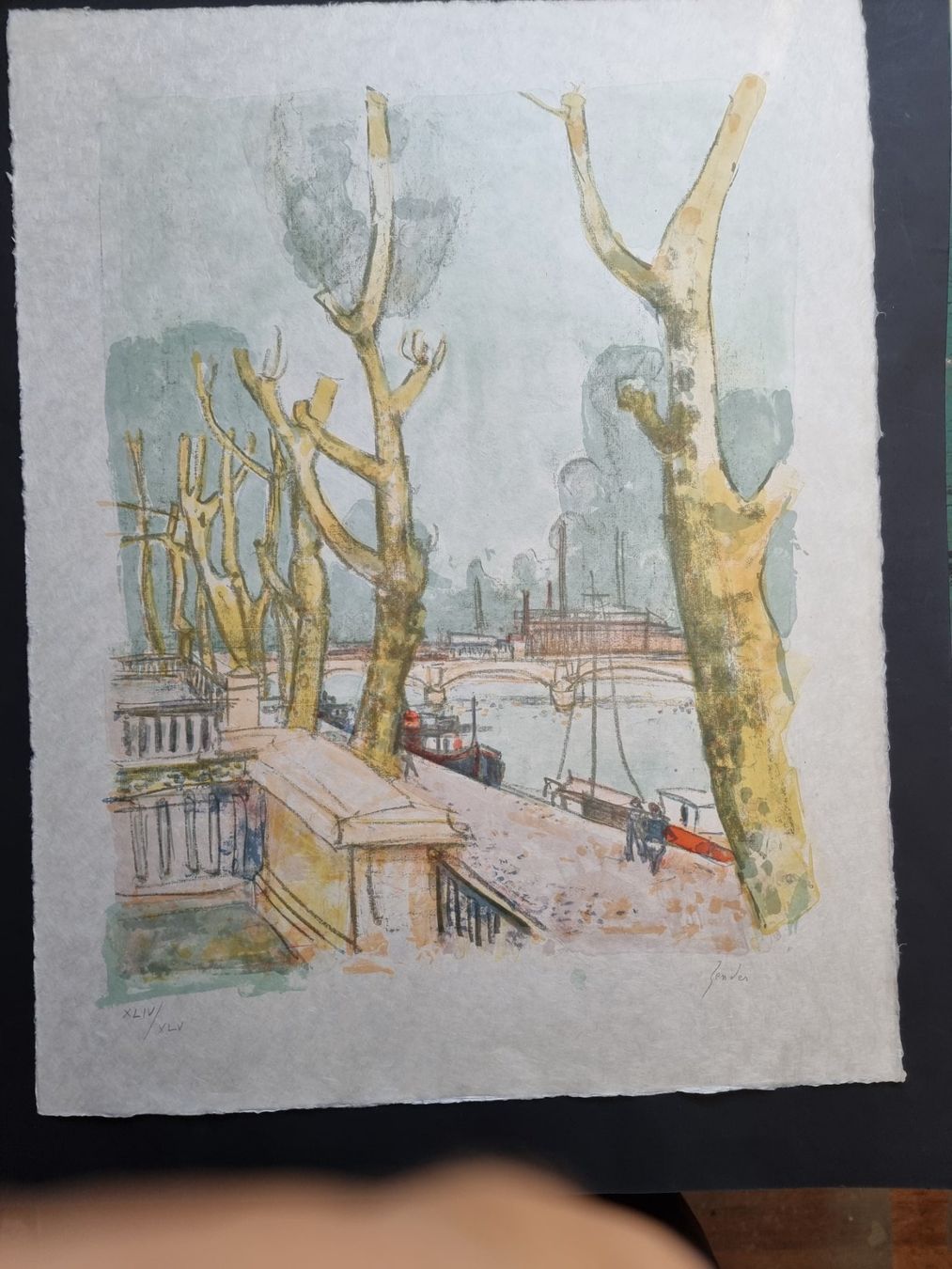 Grafiken & Lithographien: RUDOLF ZENDER LITHOGRAPHIE SIGNIERT NUMMERIERT – Gebraucht aus Gersau von kunst-online 2
