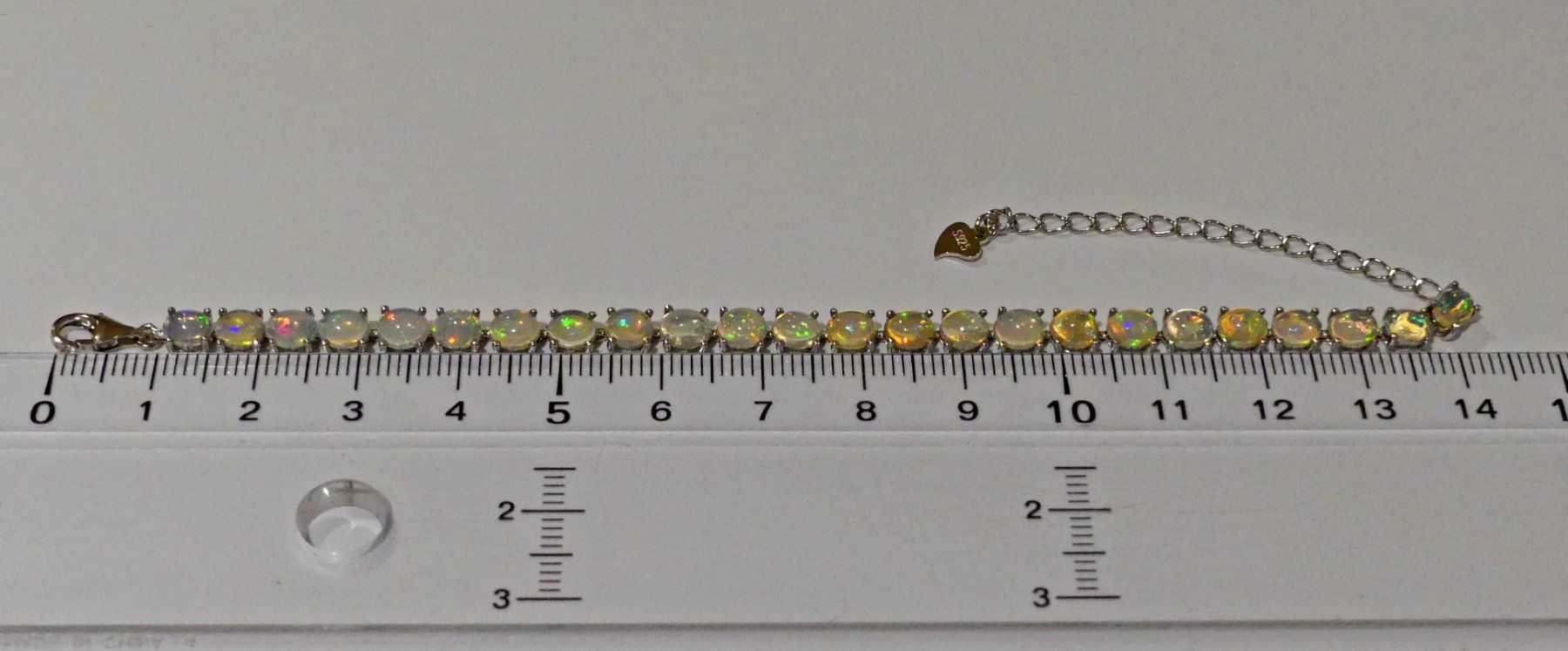 Bracciali & Braccialetti: Armband mit Kristall-Opalen – Nuovo e nell'imballaggio originale da Matten b. Interlaken venduto da kero71 7