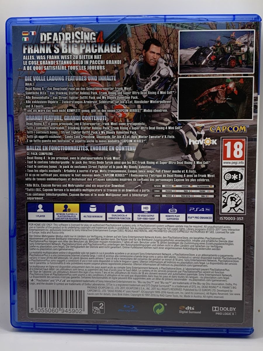 Sony Giochi: Dead Rising 4: Frank's Big Package - PS4 – Usato da Ostermundigen venduto da RG-Collector 1