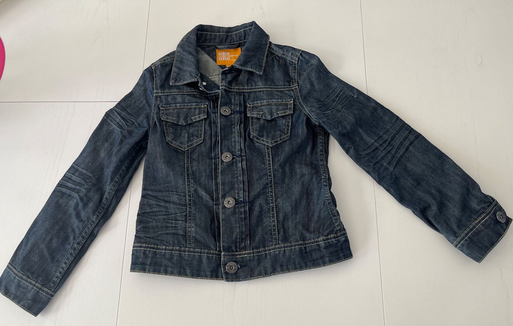 Giacche & Cappotti: Coole Jeans Jacke Gr. 128 – Usato da Hünenberg See venduto da spartakus02