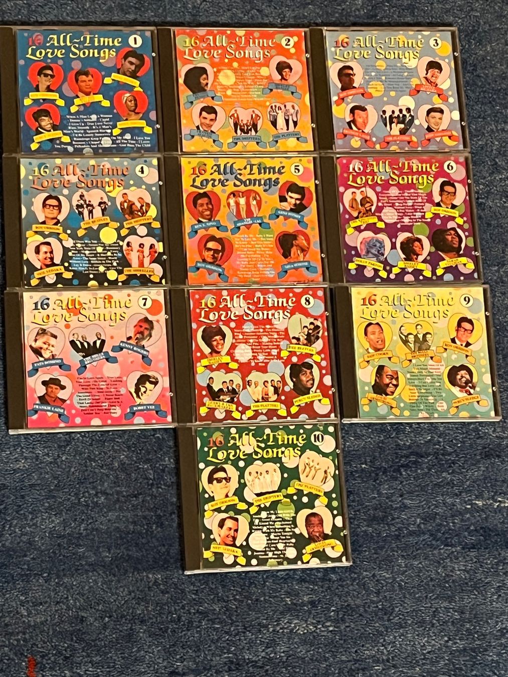 CD: All-Time Love Songs 10CDs – Usato da Bottmingen venduto da hilairea 1
