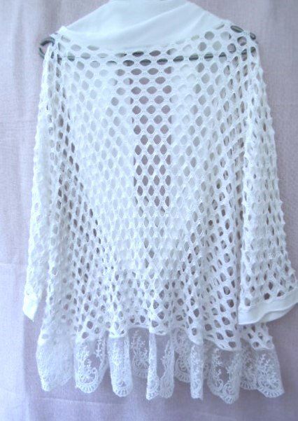 Blusen: etwa Gr. 40/42 Oberteil weiss – Gebraucht aus Basel von frausommerwind 6