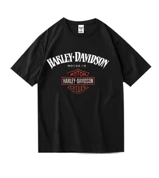 T-shirt Harley-Davidson noir, taille L👍J176 1