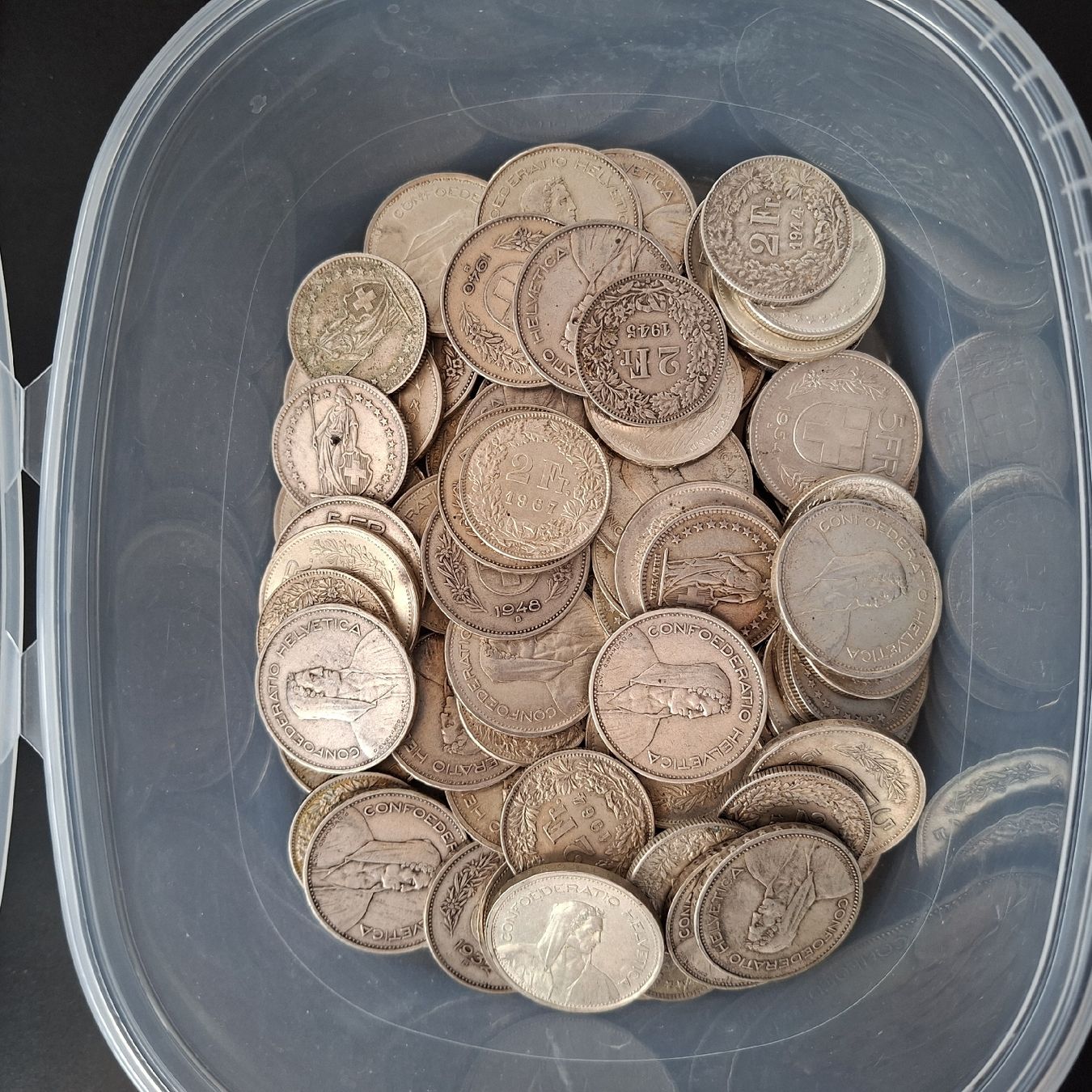Tutti le monete: 2 Kilos pièces Suisse en argent – Usato da Onex venduto da Chooseyoursneaks 1
