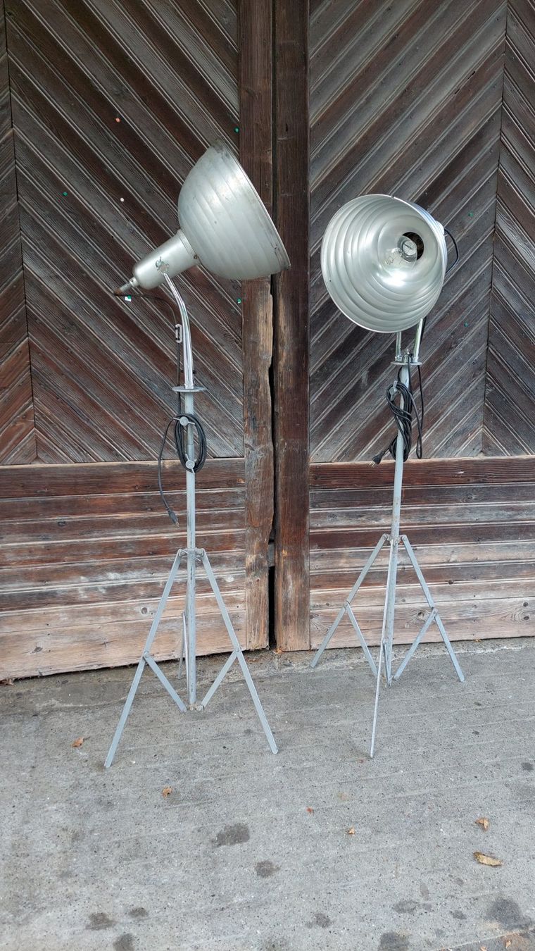 Lampade: Vintage Industrie Stehleuchte – Usato da Othmarsingen venduto da Lanz05