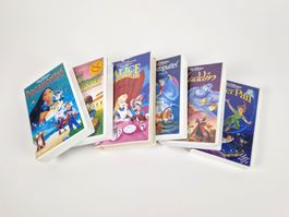 6 Disney VHS Filme