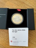 10 Fr. Sondermünze 2026 PP – Tier des Jahres: Der Igel (COA)