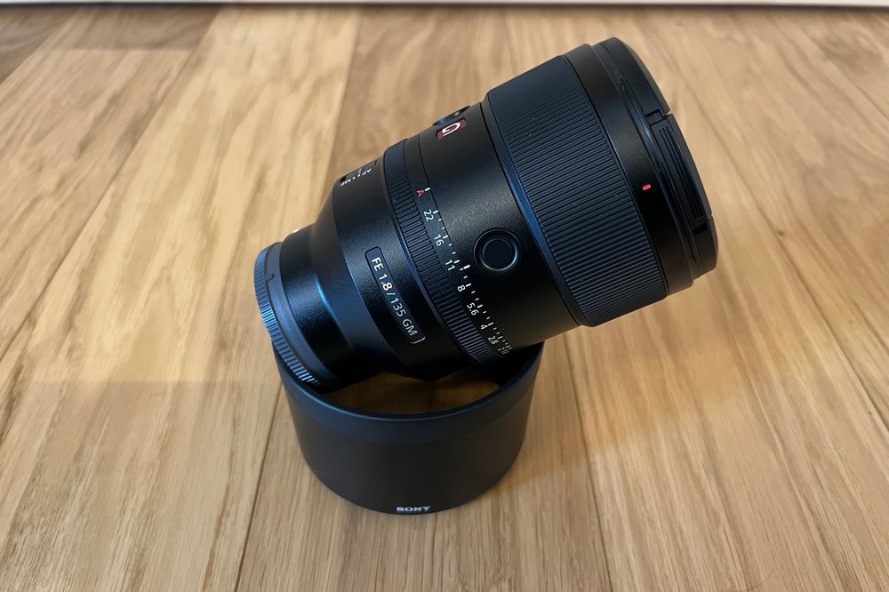 Anello Treppiede In Alluminio CNC Per Sony FE 135mm F/1.8 GM Con Piastra Arca-Swiss 55mm