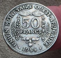 WEST AFRICA 50 FRANCS 1984