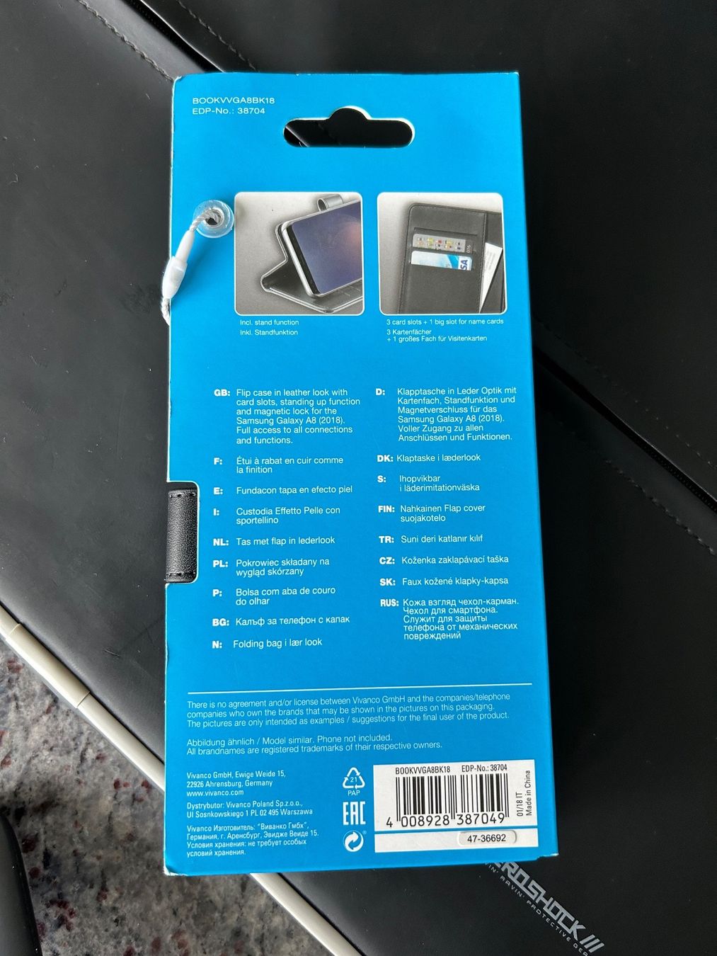Cover & Protezioni schermo: Handyhülle Galaxy A8 – Nuovo e nell'imballaggio originale da Emmen venduto da Carbru 1