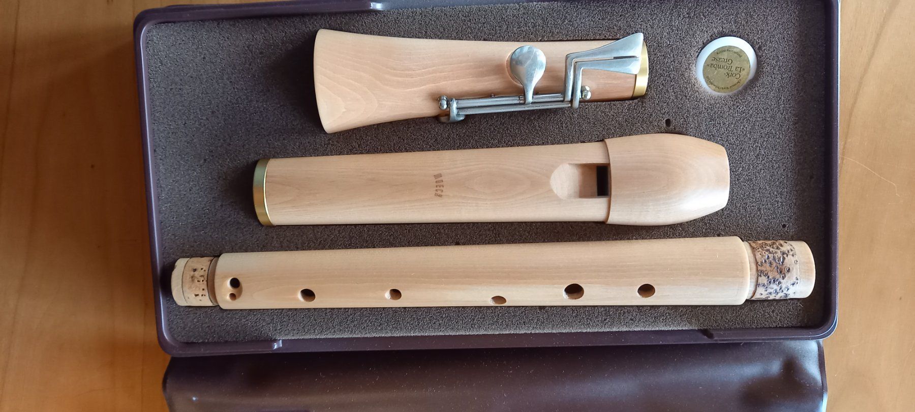 King Musical Instruments Instruments de musique: Tenorblockflöte mit intaktem Etui / 4 – D'occasion à Oberembrach par peeeg