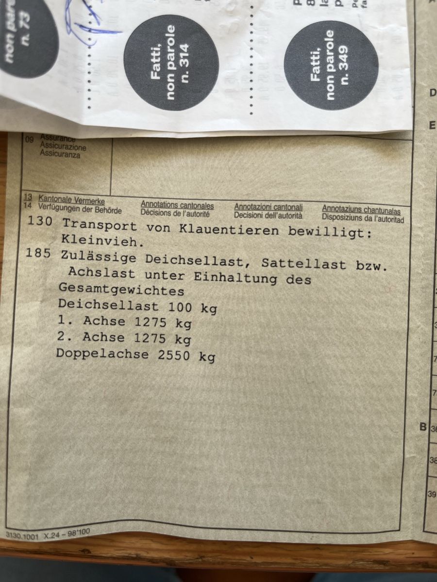 Ifor Rimorchi: Viehanhänger – Usato da Schluein venduto da Pitsch79 5