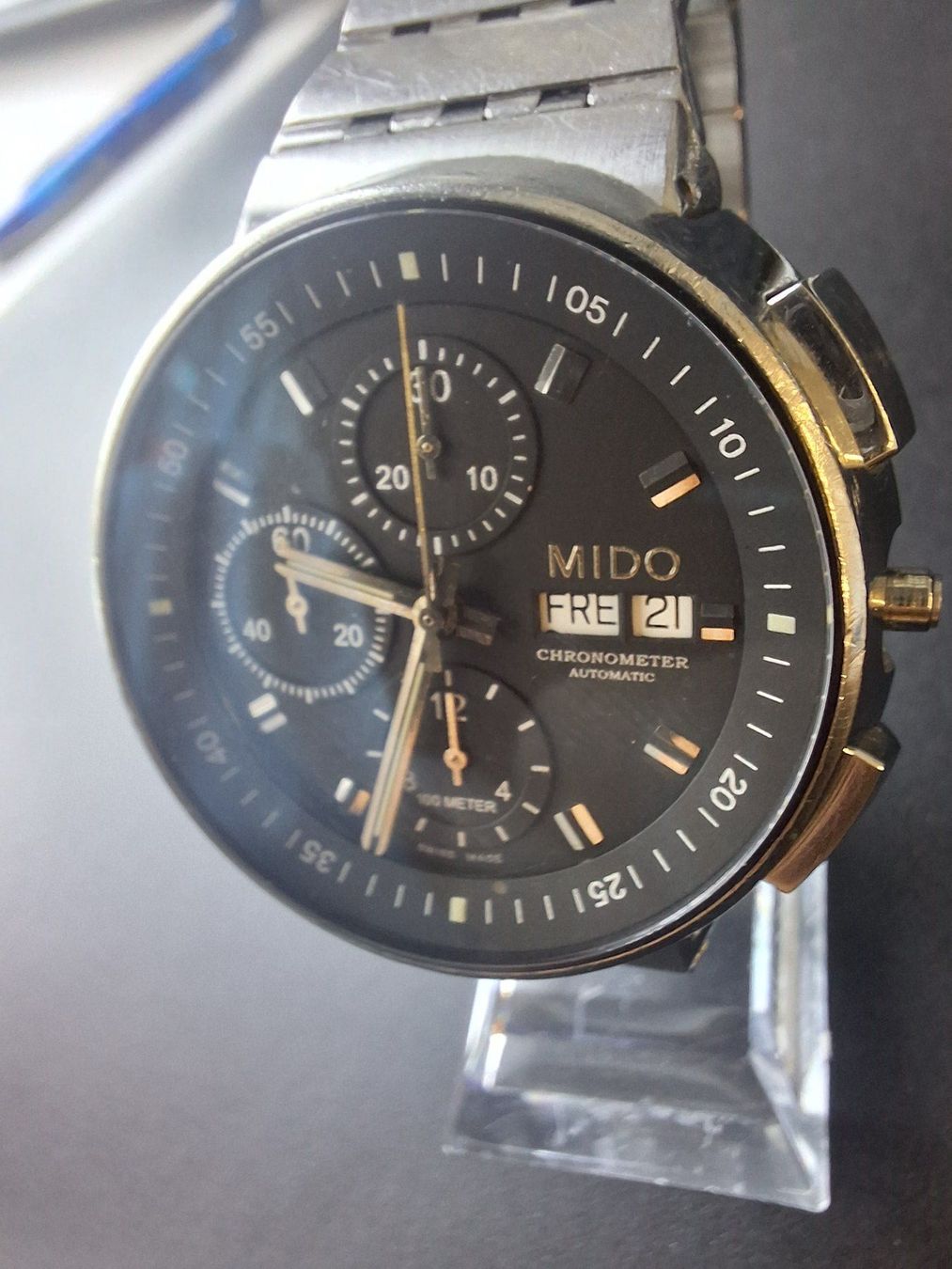 Mido Orologi: Mido All Dial Chronograph Chronometer – Difettoso da Allschwil venduto da SimauK 1