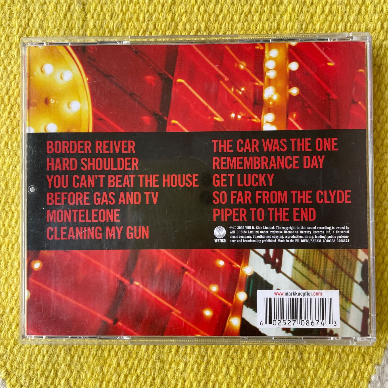 CD: MARK KNOPFLER DIRE STRAITS-GET LUCKY – Usato da Rorschacherberg venduto da CD-Roli 1