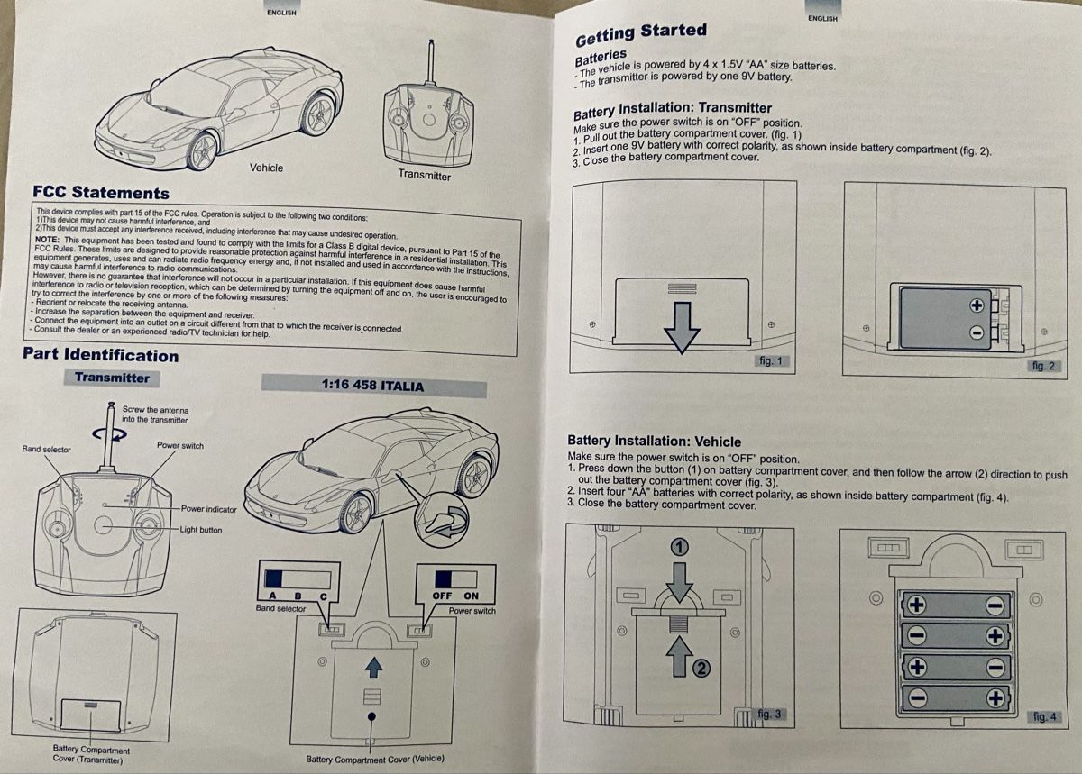 Giocattoli: Ferrari 458 Italia, télécommandée – Nuovo (secondo la descrizione) da Moutier venduto da chicboutique 3