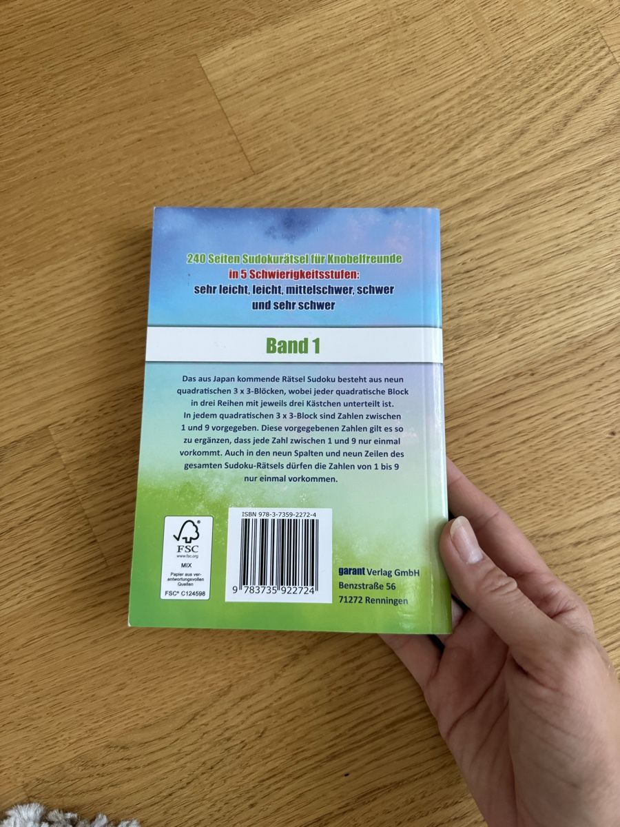 Livres: Sudoku Heft neu – Neuf (Voir description) à Mörschwil par Seegurke18 1