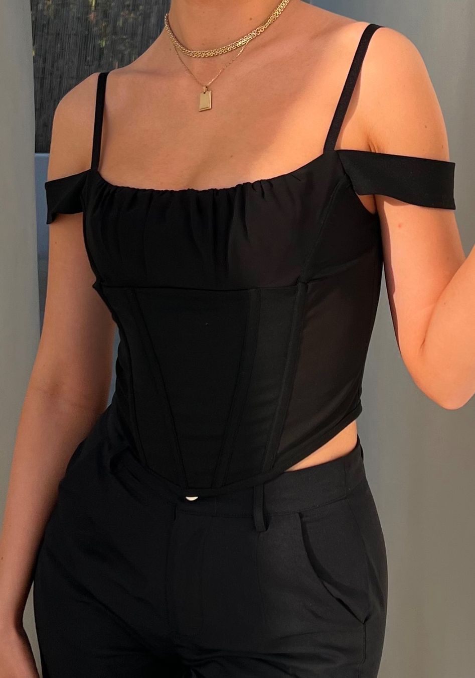 Tops: IAM GIA Bridget Top Black Gr. S – Gebraucht aus Klingnau von Vdado 1