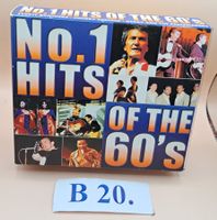 B 20 - 3er CD-Box  Nr. 1 Hits of the 60's  Titel gem. Foto