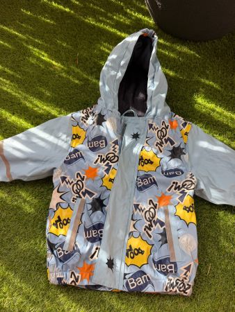 Regenjacke Lupilu blau bunt Grösse 86/92