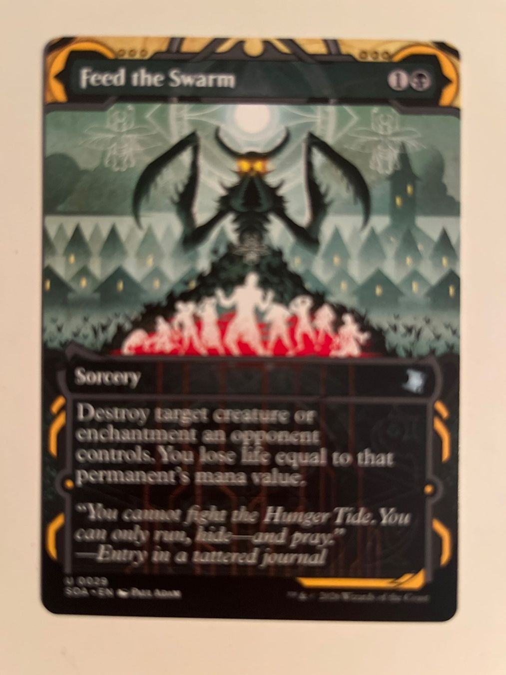 Magic The Gathering Carte collezionabili: 1 x Feed the Swarm - Magic: The Gathering - MtG – Usato da Kriens venduto da Shadi1980