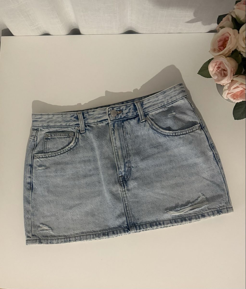 Bershka Gonne: Jeansrock Pull&Bear hellblau Grösse 40 guter Zustand – Nuovo (secondo la descrizione) da Regensdorf venduto da Sirodtpycpvu 3