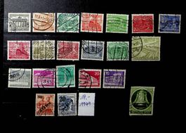 ALLEMAGNE BERLIN TIMBRES OBLITÉRÉS 1949-1956 /T783